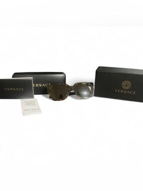 Versace Tortoiseshell Cat-Eye Sunglasses - Brown Gradient Lenses